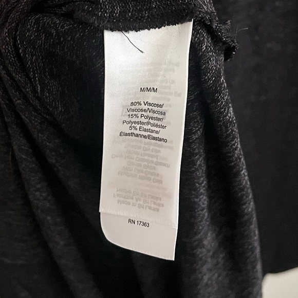 NWT Black Maxi Night Gown | Donna Karen - Picture 8 of 10